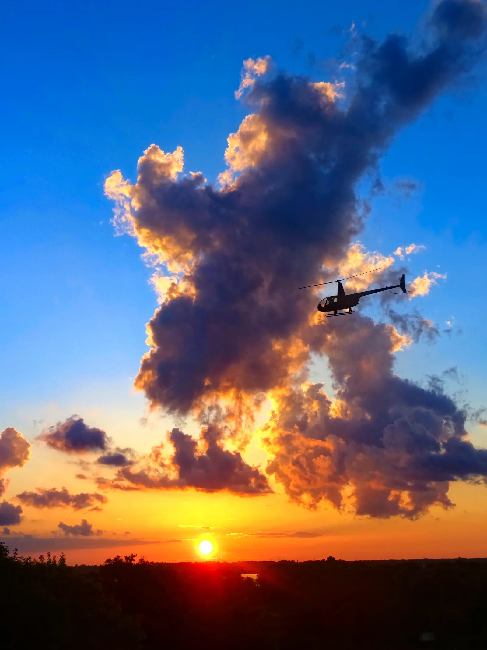 Landscape and sunset photograph