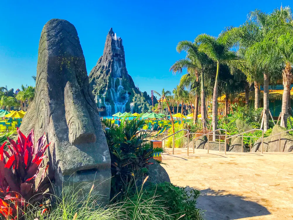 Colourful theme park photograph
