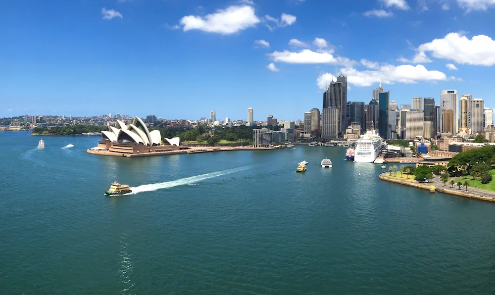 Sydney Harbour and the city skyline